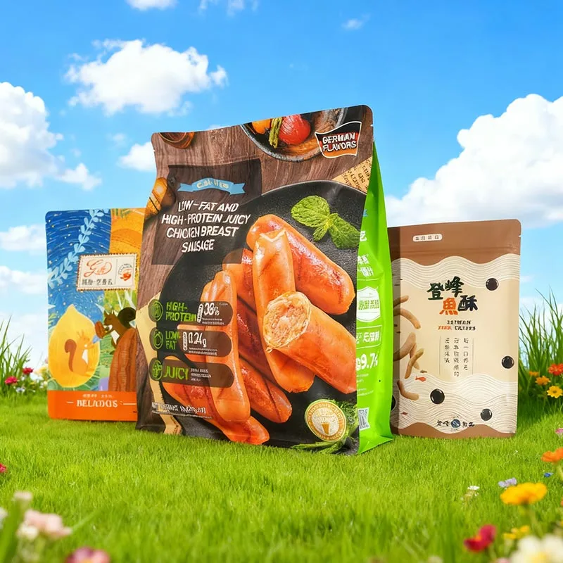 Kraft Paper ekologikoa Fruta lehorrak eta fruitu lehorrak ontziratzeko poltsak